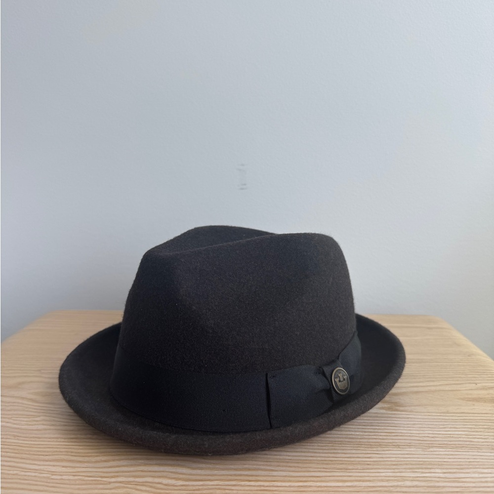 Goorin Bros Stylish Dark Brown Fedora Hat